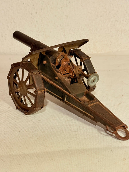 Tysk TIPPCO WW1 blik legetøjs kanon, fra 1910/30érne.