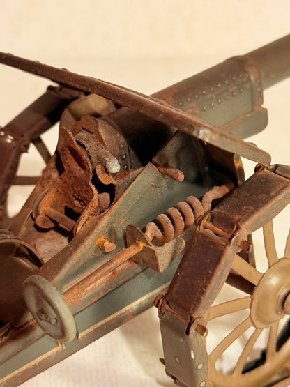 Tysk TIPPCO WW1 blik legetøjs kanon, fra 1910/30érne.