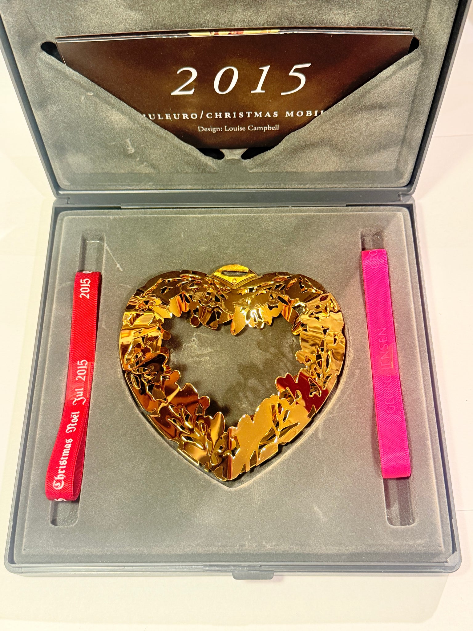 Georg Jensen Christmas Mobile 2015 - Heart. Design: Louise Campbell.