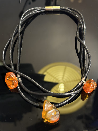 Vintage Amber necklace.