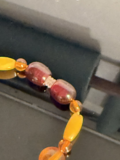 Vintage Amber necklace.