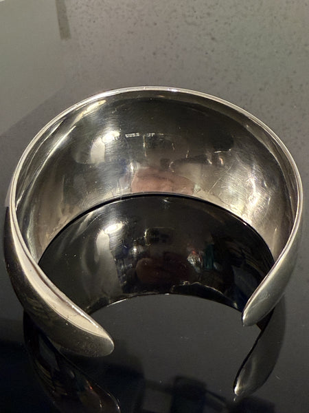 Jørgen Frandsen (1948-1973.) vintage modernistisk Sterling sølv armring.
