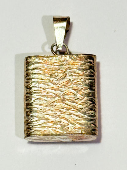 Ældre arabisk bønne vedhæng i sterling sølv