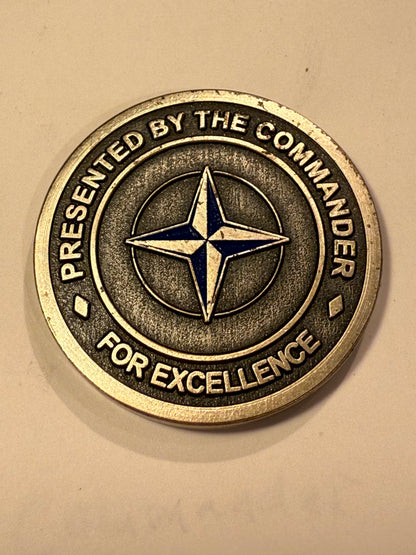 Commander's Coin. Commander of NATO HEADQUARTERS MULTINATIONAL CORPS NORTHEAST.
