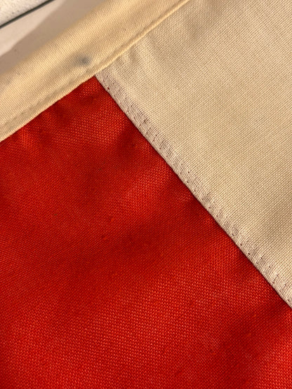 Vintage Dannebrog flag 160x220 til flagstangen, fra midt 1900 tallet.