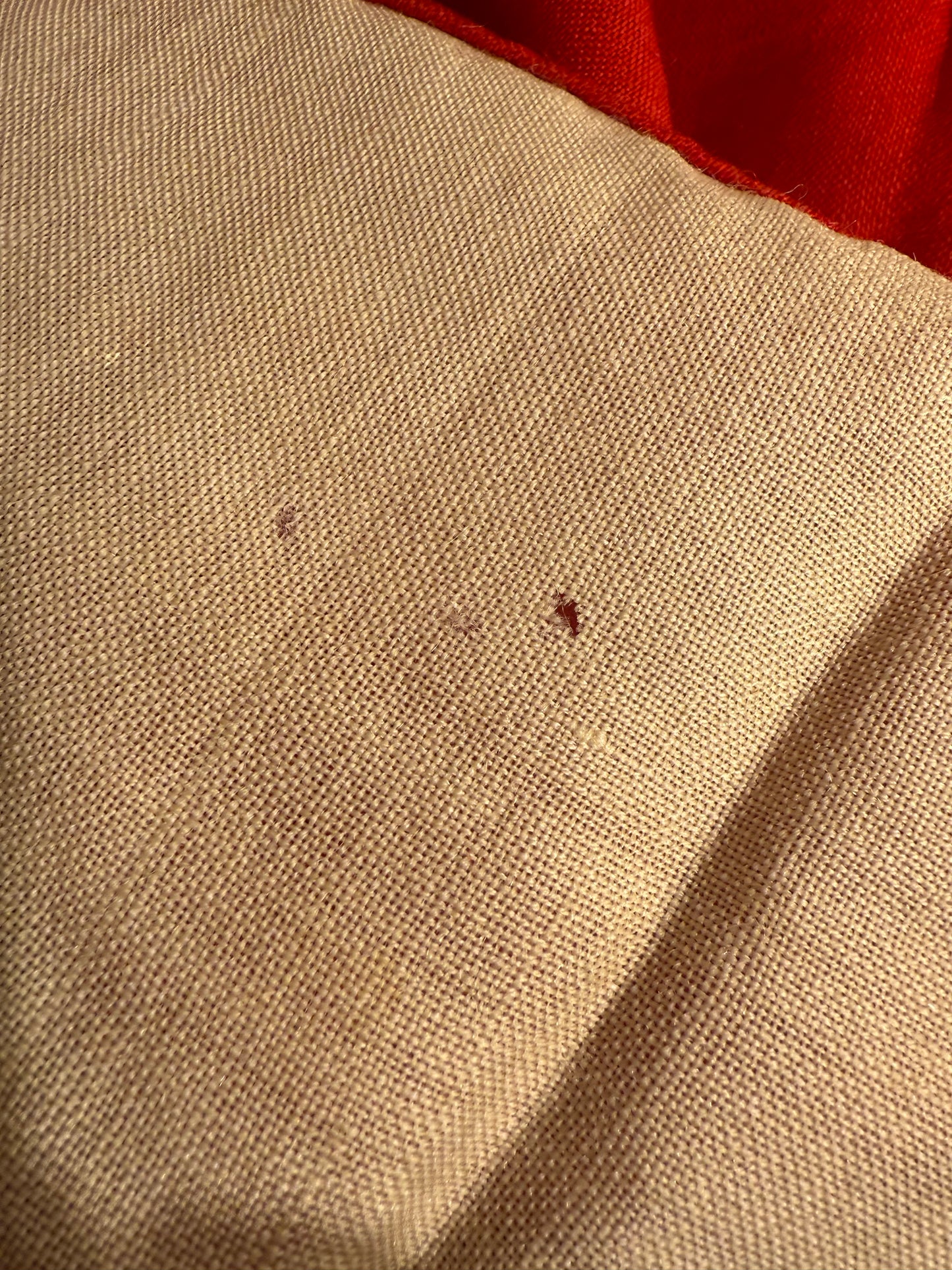 Vintage Dannebrog flag 140x170 til flagstangen, fra midt 1900 tallet.