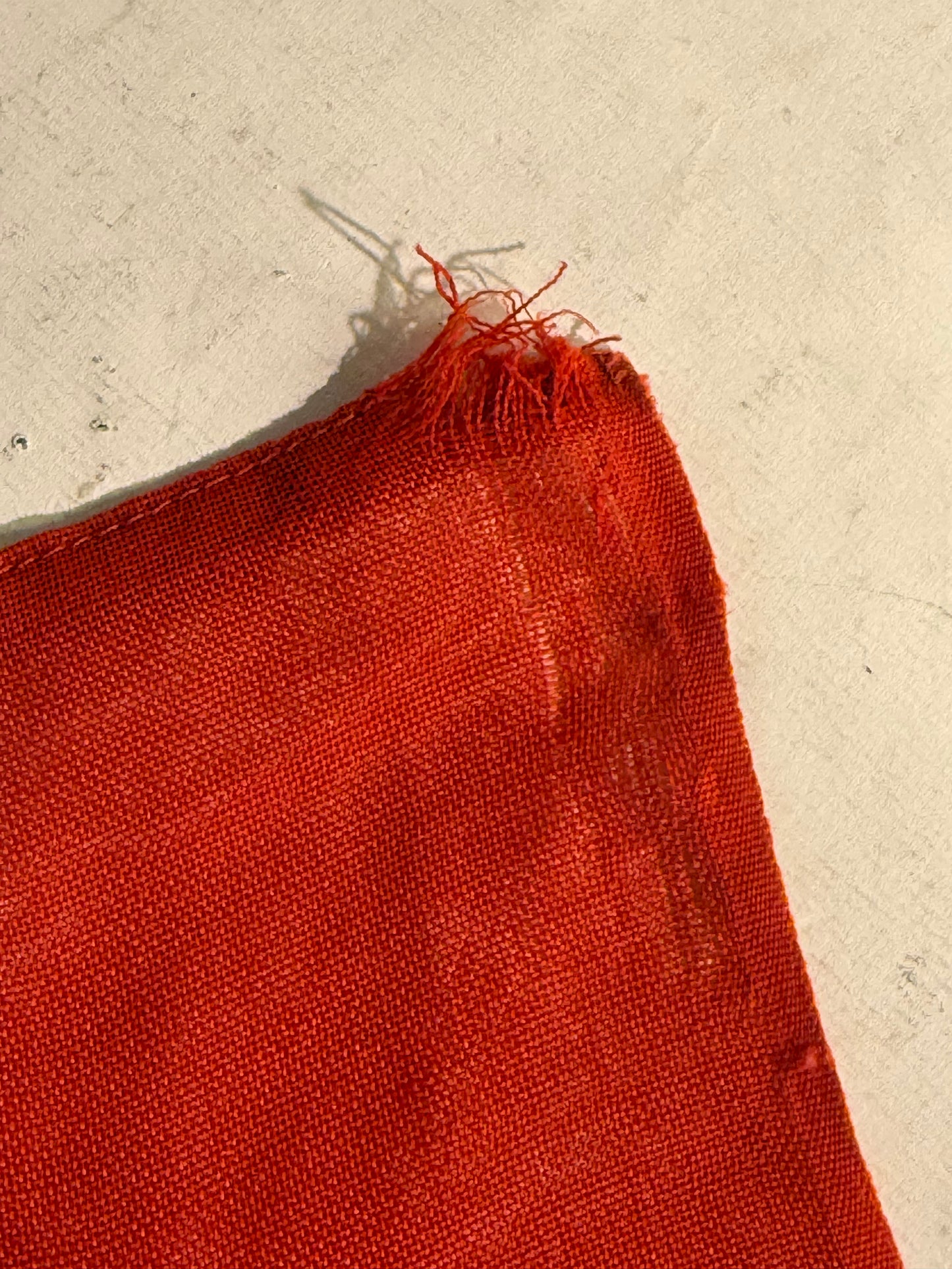 Vintage Dannebrog flag 160x220 til flagstangen, fra midt 1900 tallet.