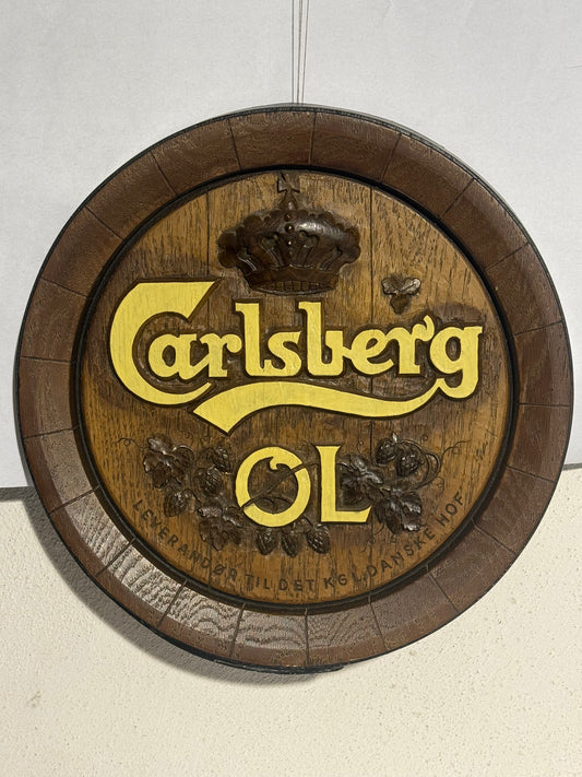 Vintage Carlsberg Ølskilt