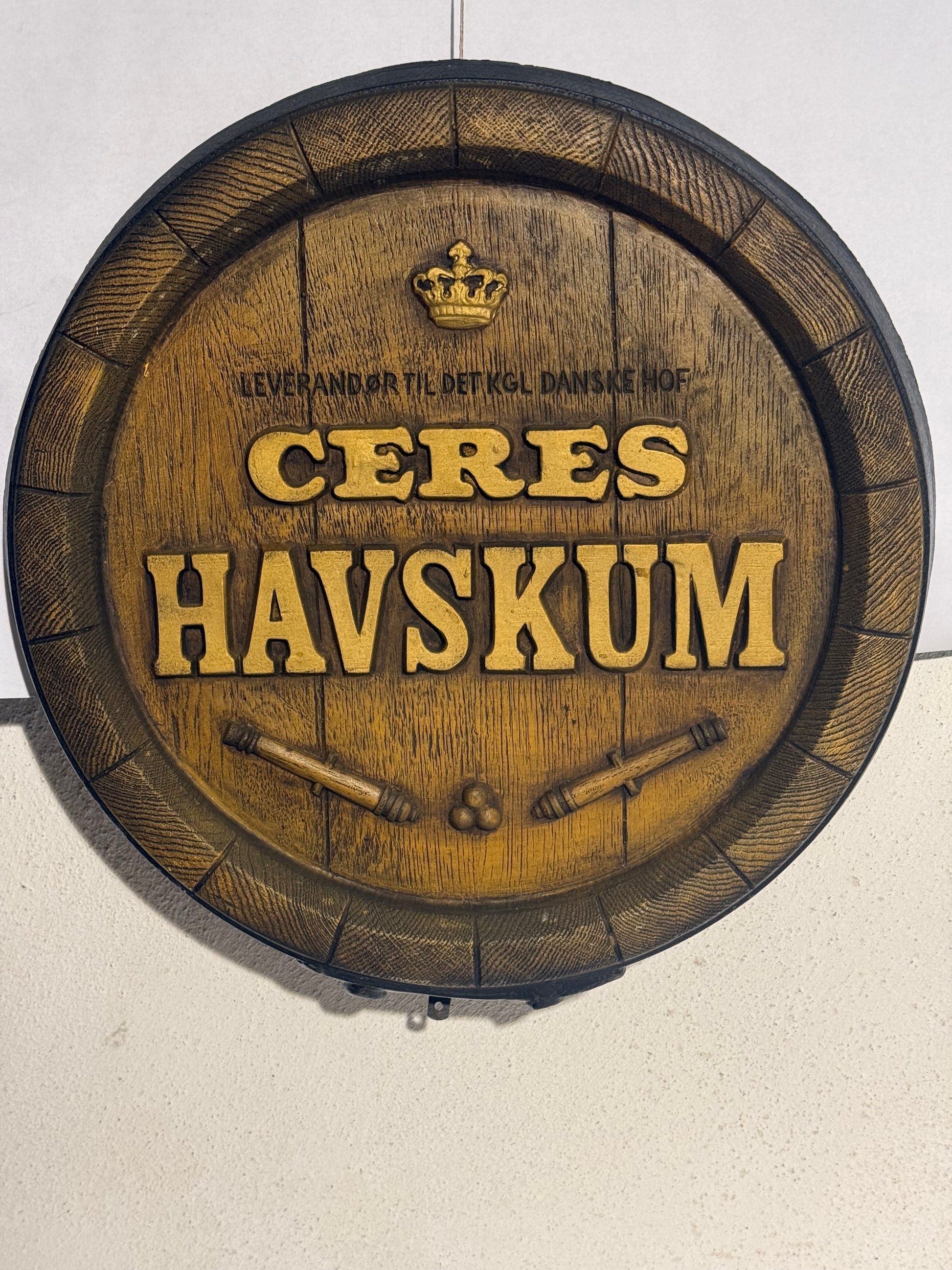 Vintage CERES HAVSKUM Ølskilt