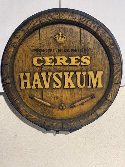 Vintage CERES HAVSKUM Ølskilt