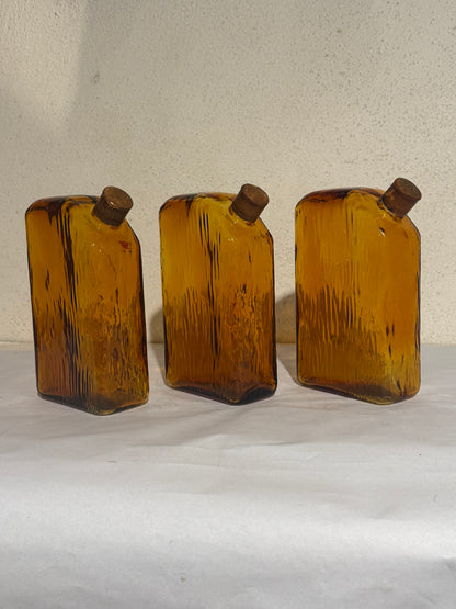 Gentleman's Library Tantalus, med 3 flasker. Frankrig midt 20.Årh