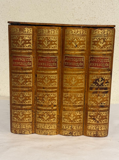 Gentleman's Library Tantalus, med 3 flasker. Frankrig midt 20.Årh