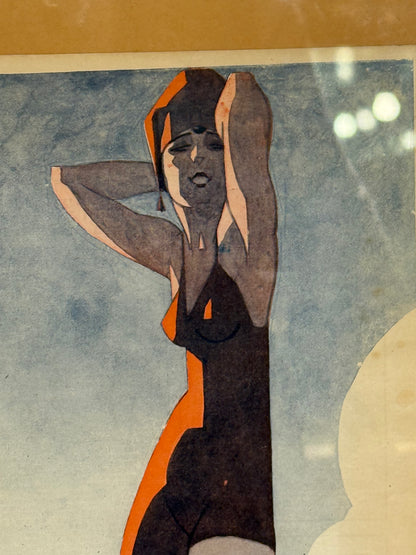 Antik original Art Deco Sven Brasch magasin forside, fra 1923