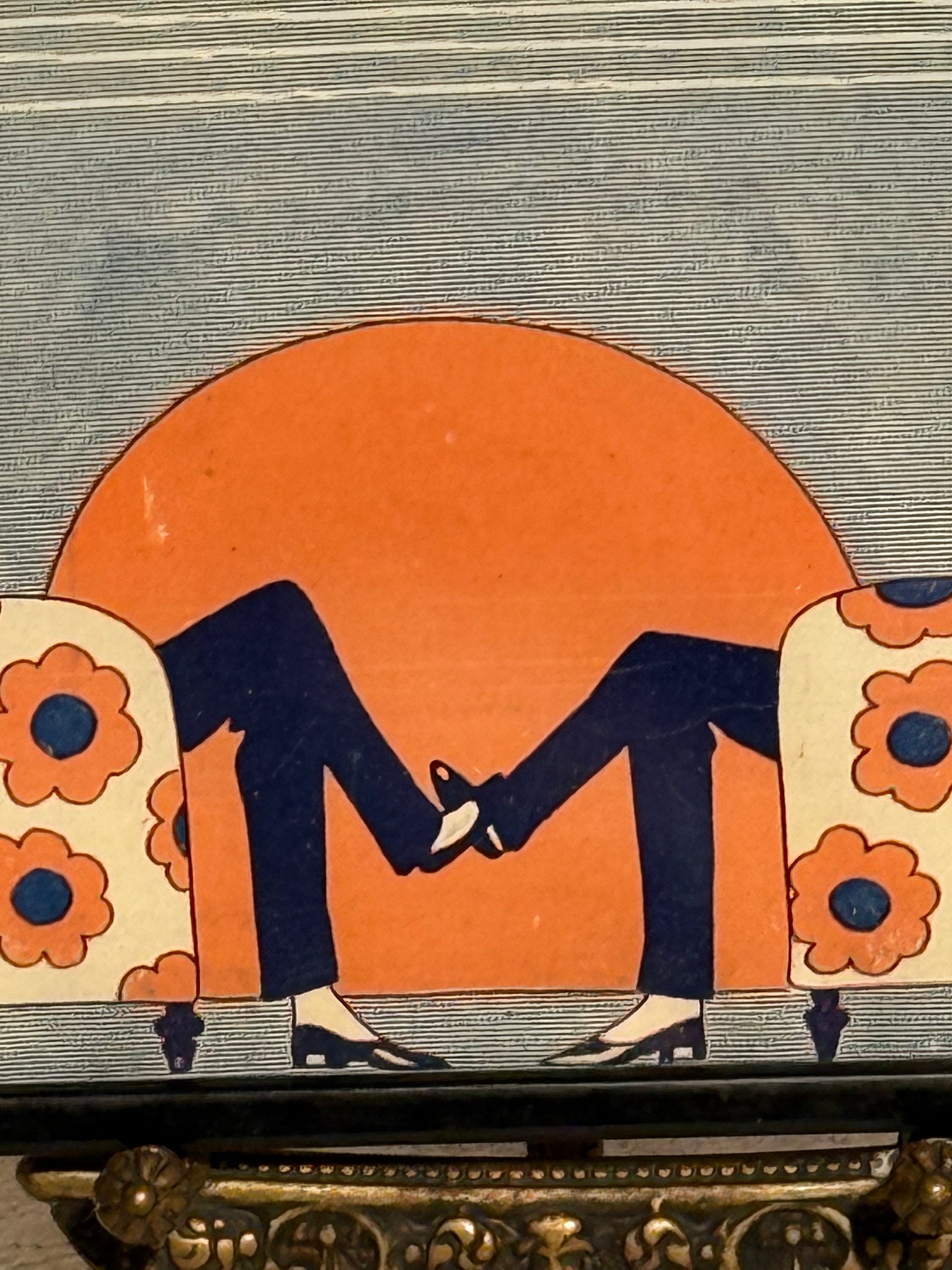 Antik original Art Deco Vore Herrer magasin forside, fra 1919