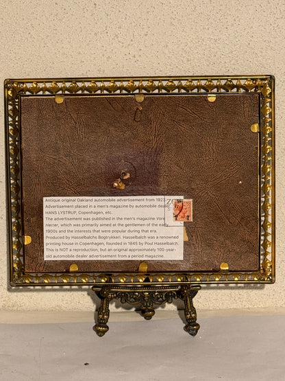 Antik original Oakland Automobil reklame, fra 1923