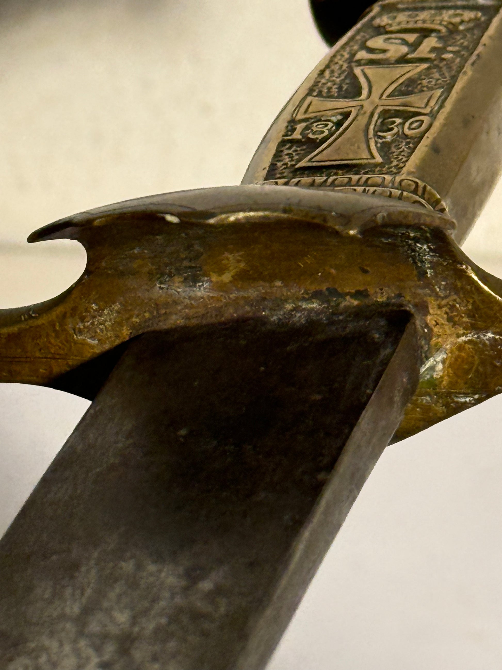 Dansk Vestindisk militær Hirschfænger Model 1830