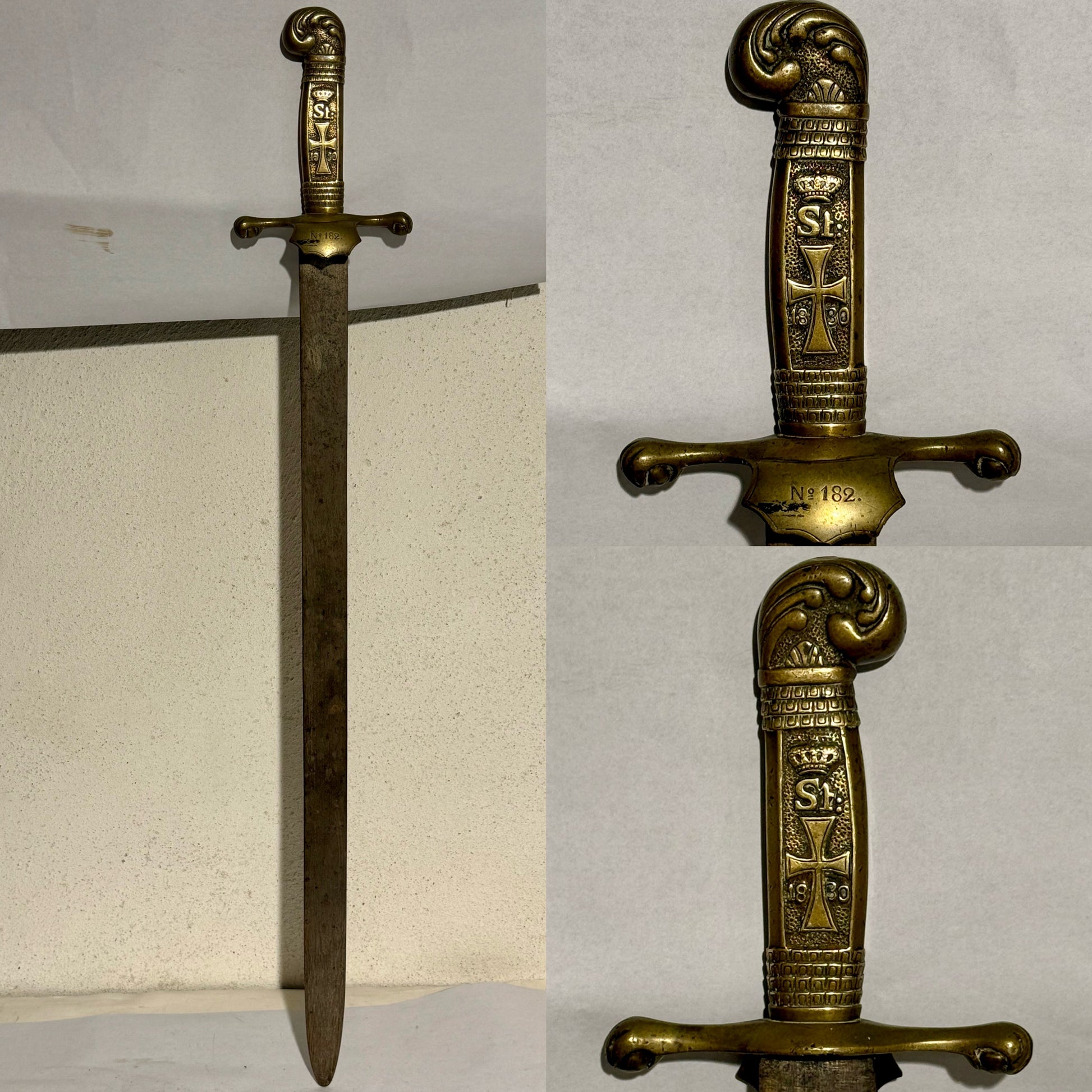 Dansk Vest indisk militær Hirschfænger Model 1830