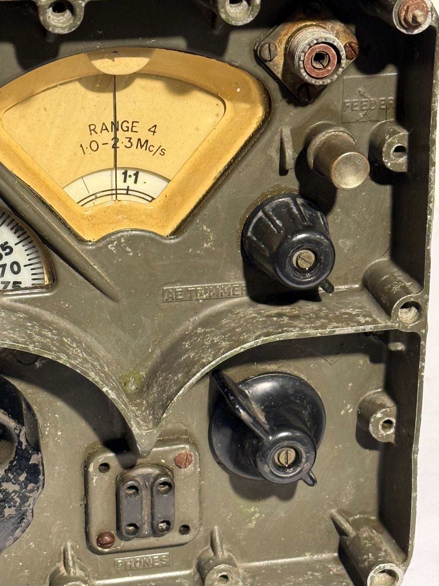 Hollandsk Reception Set R209 Mk2 militærradiomodtager, fra midt 1900 tallet