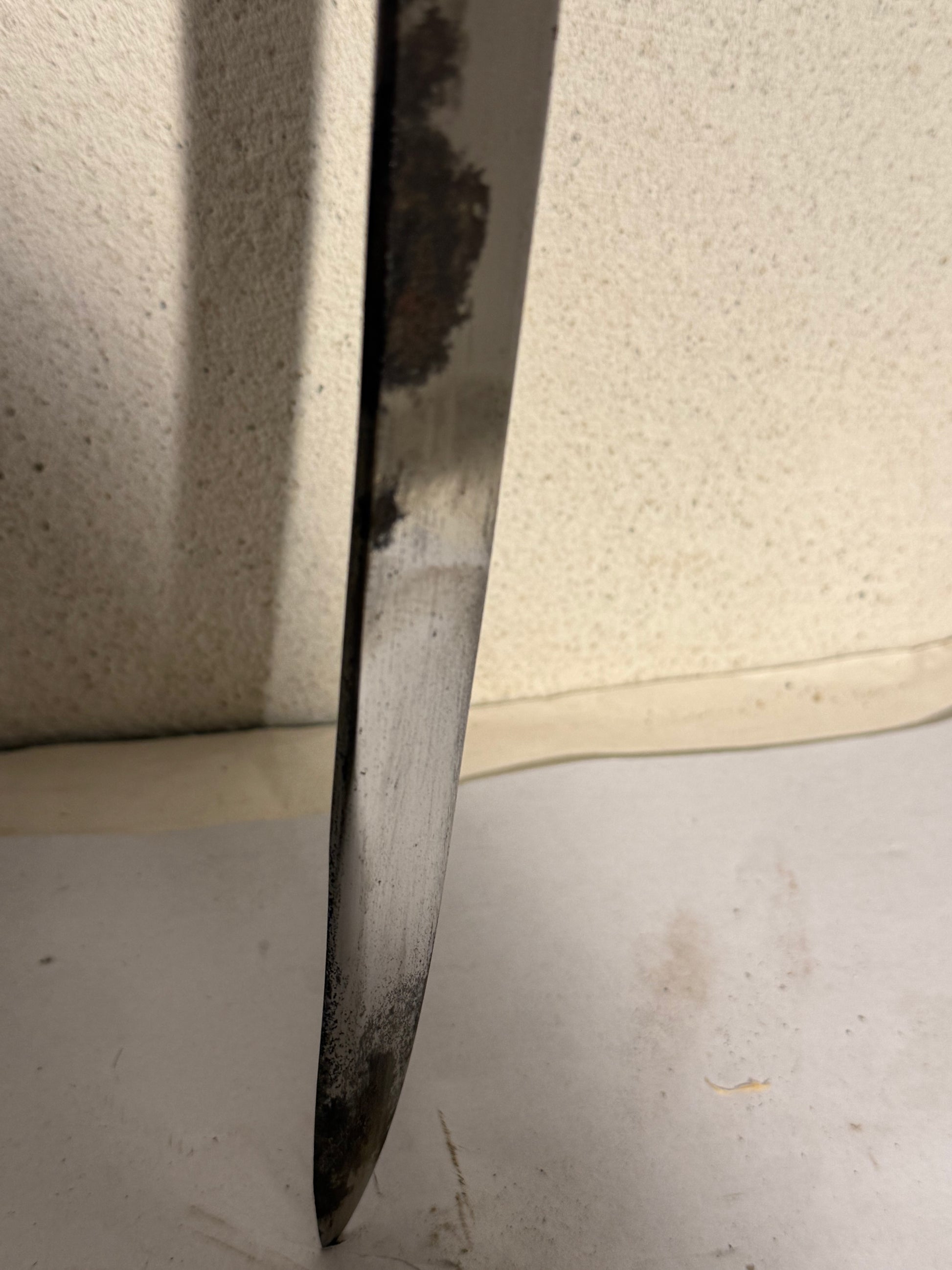 Antik Champagnesabel m. skede. Start 20. Årh