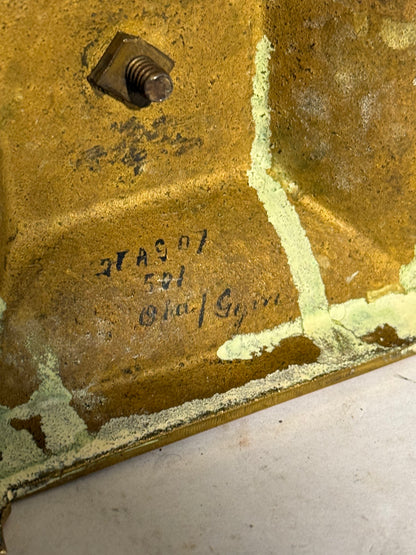 Art deco messing lysestager. Fra start 20.Årh