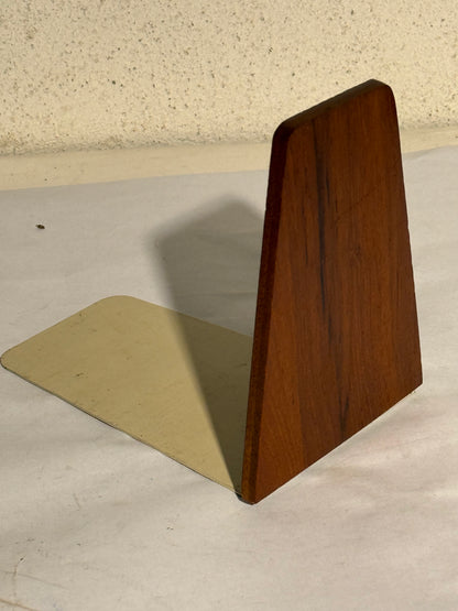 Vintage teak bogstøtte