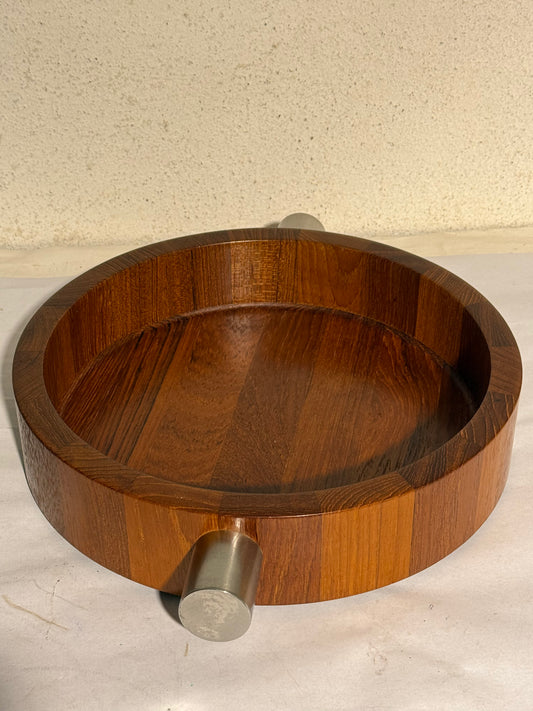 Palle Pedersen. Vintage Combiwood teaktræ salatskål. Fra 1960'erne