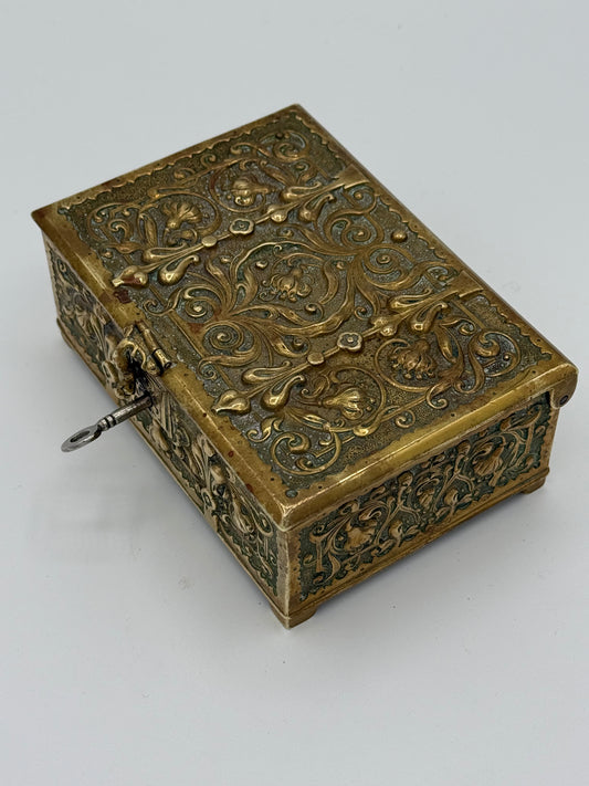 Antik Erhard & Söhne jugendstil skrin. Fra start 1900 tallet