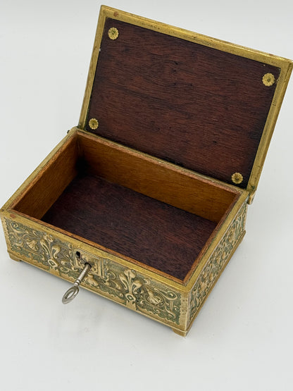 Antik Erhard & Söhne jugendstil skrin. Fra start 1900 tallet