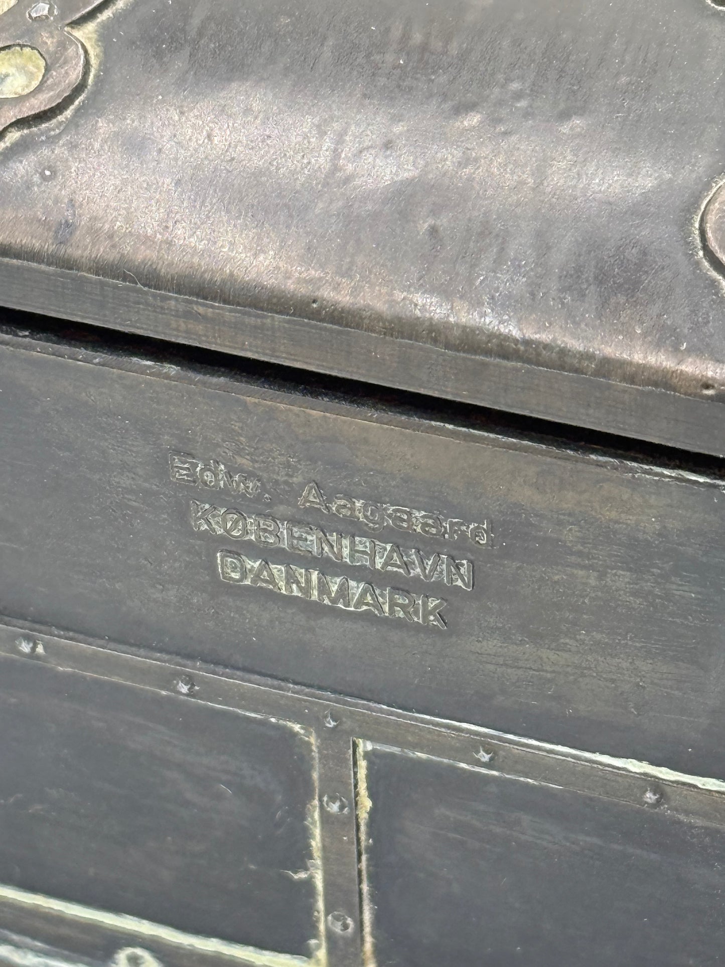 Edward Aagaard, dansk bronze skrin fra midt 20. Århundrede