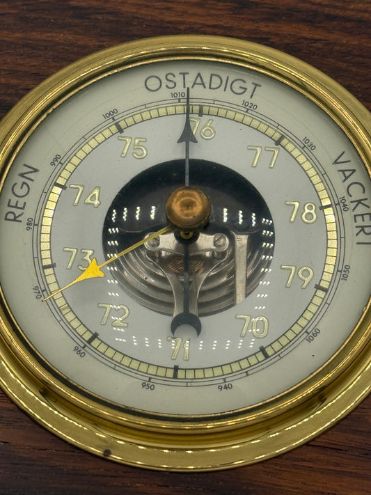 Vintage Barometer. Sverige, midt 20.Årh