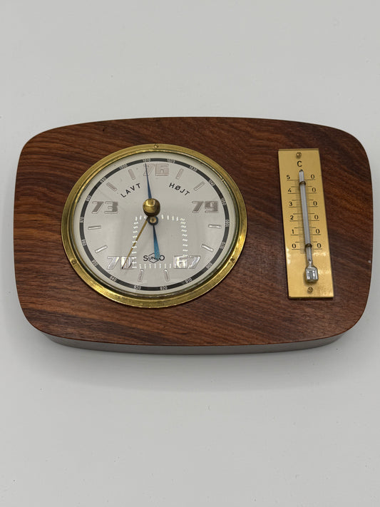 Vintage Sundo Barometer med thermometer. Tyskland, midt 20.Årh