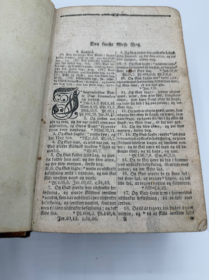 Biblia, det er den ganske Hell. Skrifts Bøger, efter en 1699. Udgangne huus og rejse bibel. Fra 1777