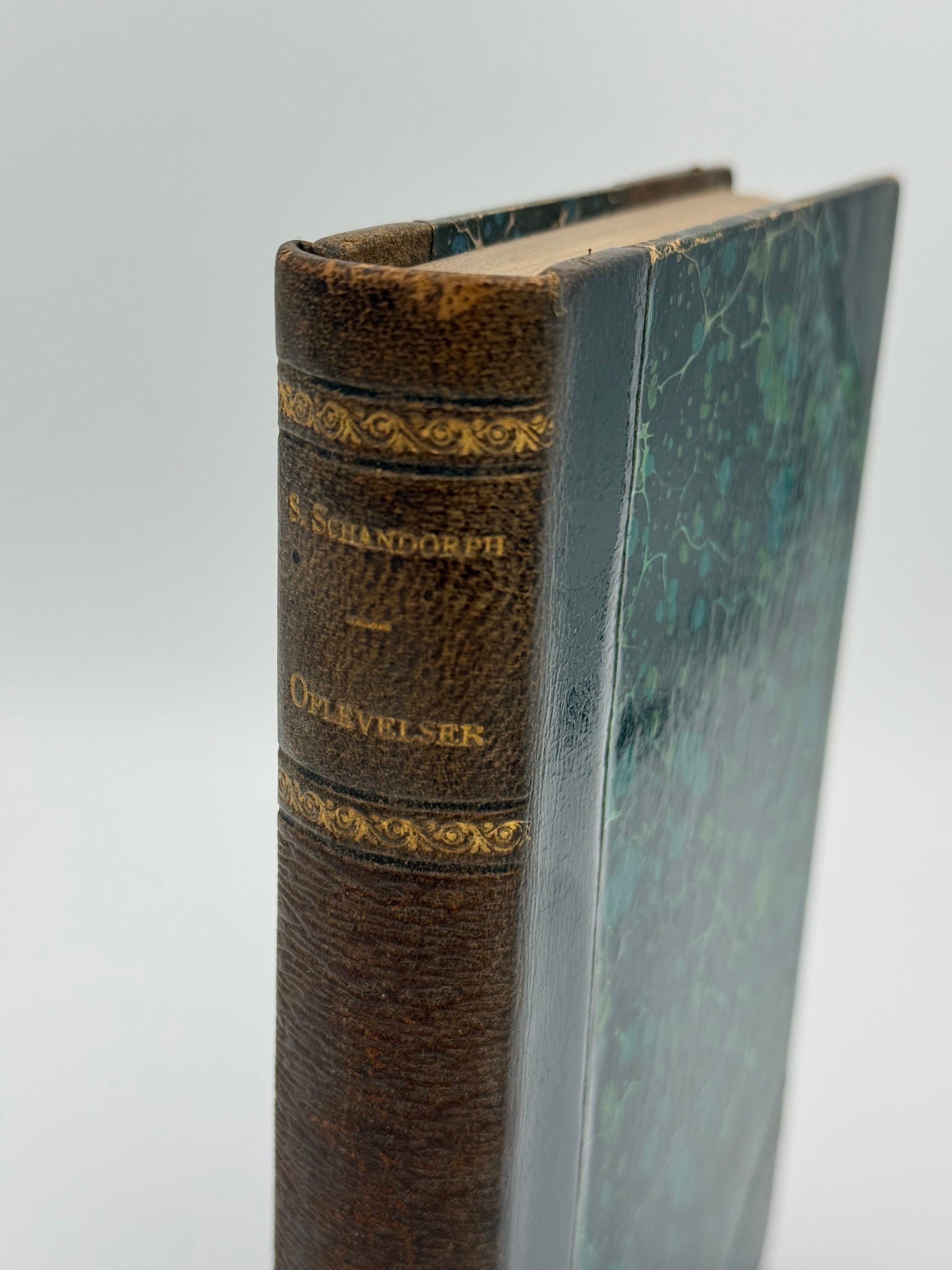 OPLEVELSER. AF  S. SCHANDORPH. Antikvarisk dansk bog. 1.Udgave. 1.Oplag. Fra 1898