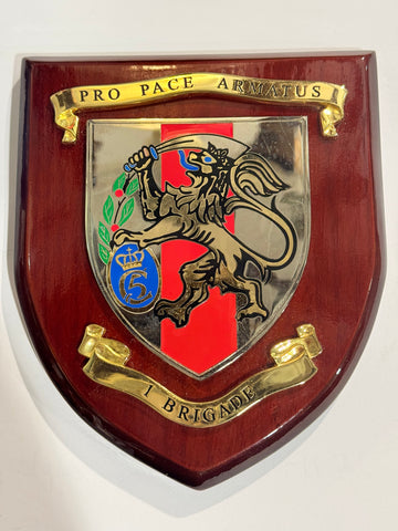 1.Brigade Haderslev skjold / plakette.