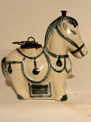 Antik Opiumspibe i porcelæn. Kina/Asien. Fra 1800 tallet