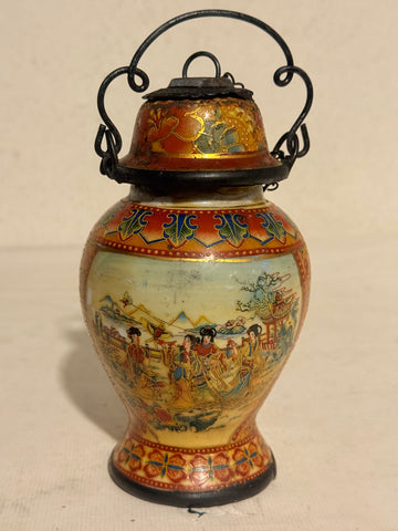 Ældre Opiumspibe i porcelæn. Kina/Asien. Fra 1900 tallet
