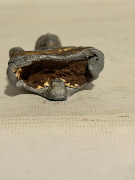 Antik Buddha i forgyldt metal, Kina, fra 1800 tallet