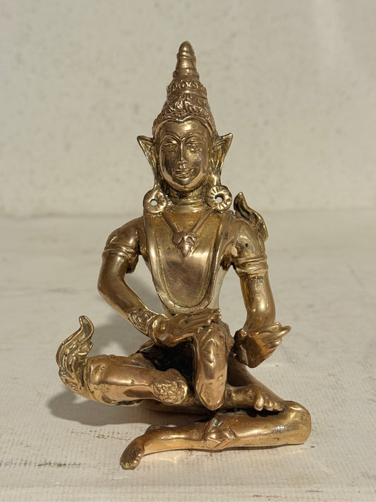 Shiva med tromme i messing, Indien. Fra 1900 tallet.