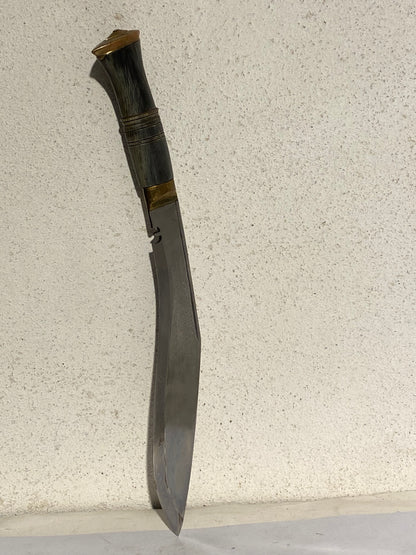 Ægte nepalesisk gurkha militær kukri-kniv. med royal proveniens