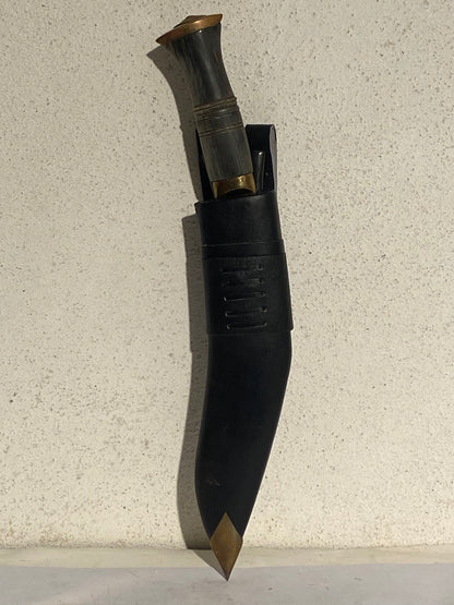 Vintage Nepalesisk Gurkha militær kukri-kniv. Med royal proveniens