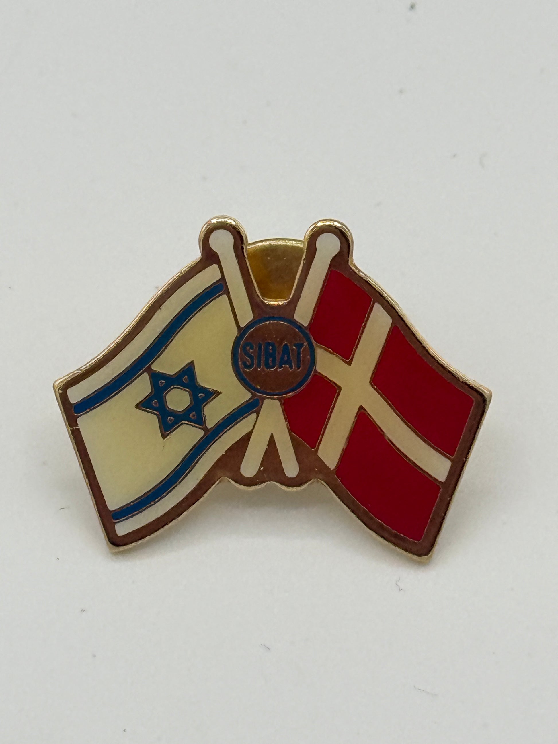 Vintage Israelsk SIBAT forsvarssamarbejde mærke. Fra 1990érne