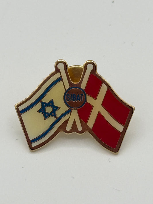 Vintage Israelsk SIBAT forsvarssamarbejde mærke. Fra 1990érne