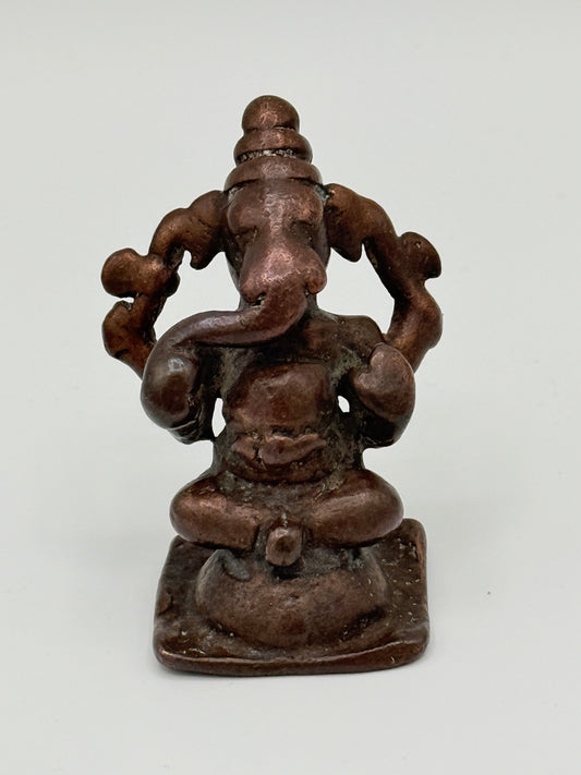 Antik Ganesh kobber statue. Indien. Fra 18. Århundrede