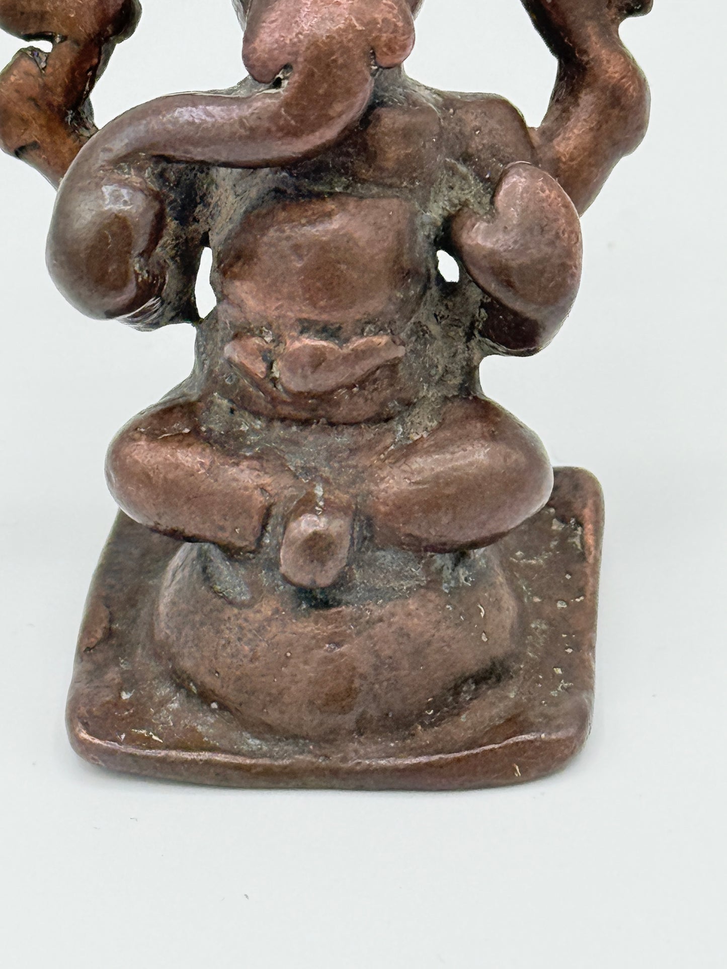 Antik Ganesh kobber statue. Indien. Fra 18. Århundrede