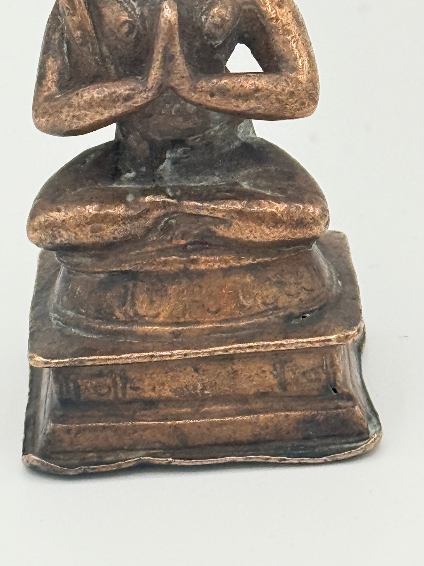 Antik Ramanuja bronze statue. Indien. Fra 17.-18. Århundrede