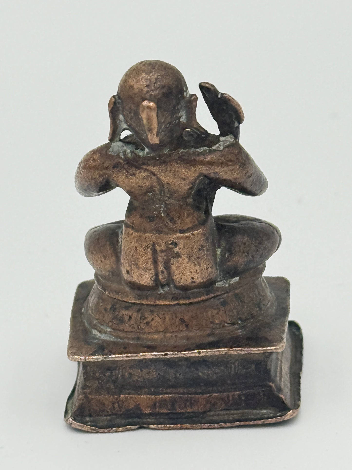 Antik Ramanuja bronze statue. Indien. Fra 17.-18. Århundrede
