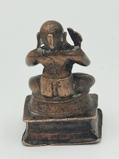 Antik Ramanuja bronze statue. Indien. Fra 17.-18. Århundrede