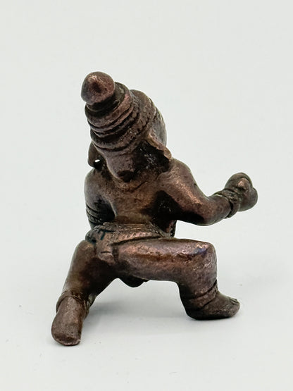 Antik Bala Krishna kobber statue. Indien. Fra 17.-19. Århundrede