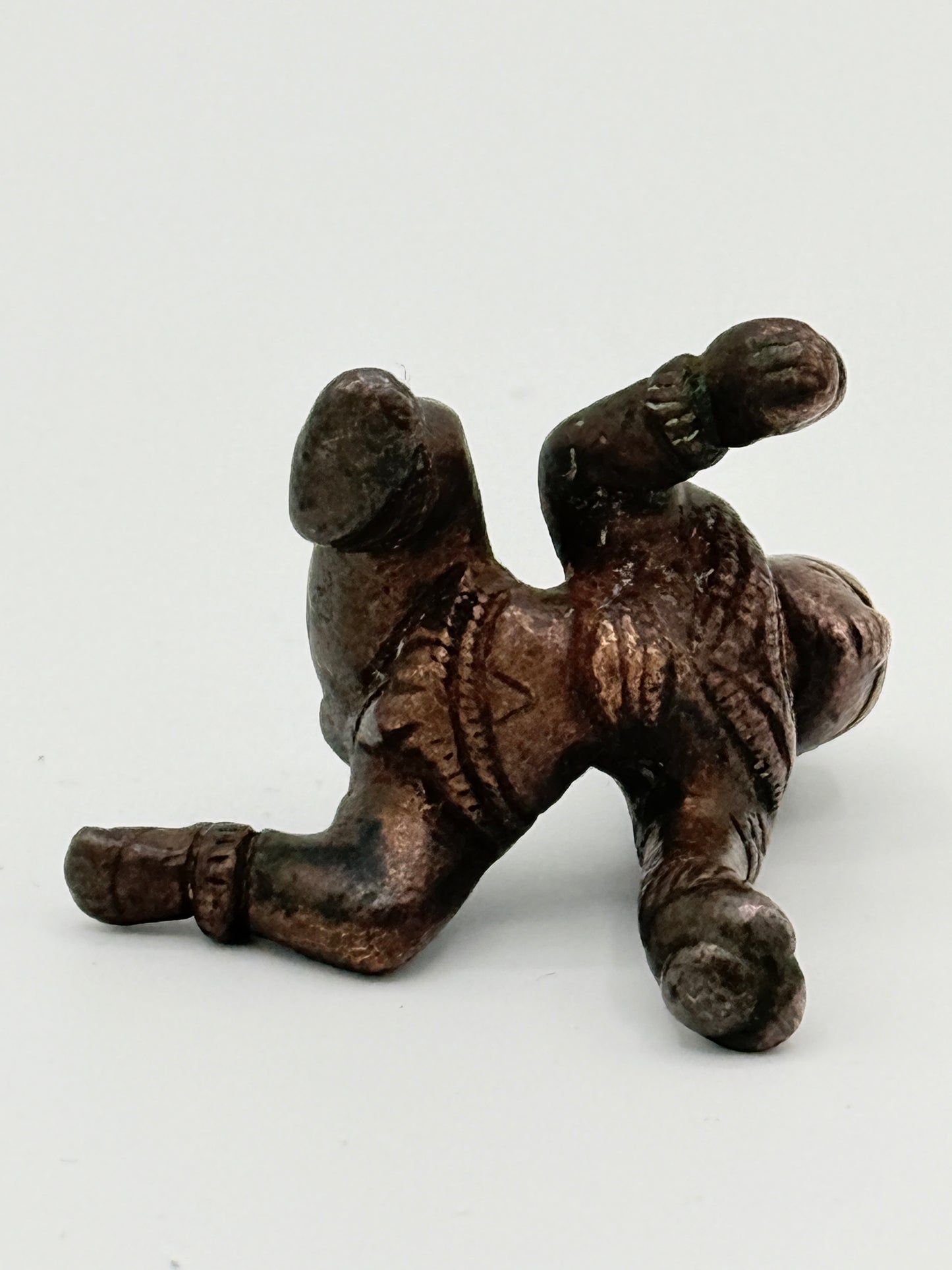 Antik Bala Krishna kobber statue. Indien. Fra 17.-19. Århundrede
