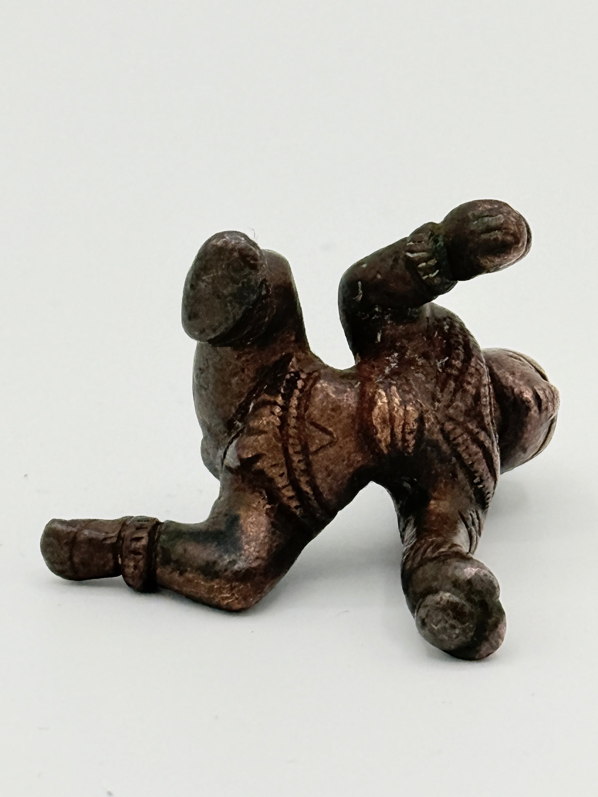Antik Bala Krishna kobber statue. Indien. Fra 17.-19. Århundrede
